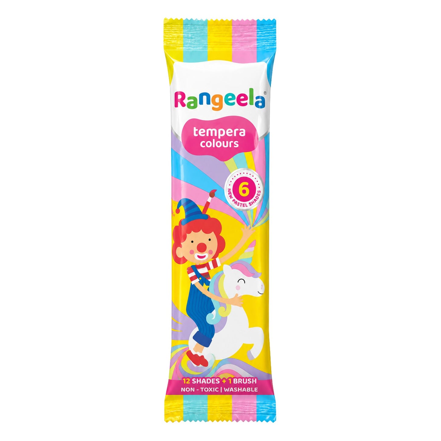 Rangeela Tempera Watercolor New Pastel Colors, (Set Of 12)