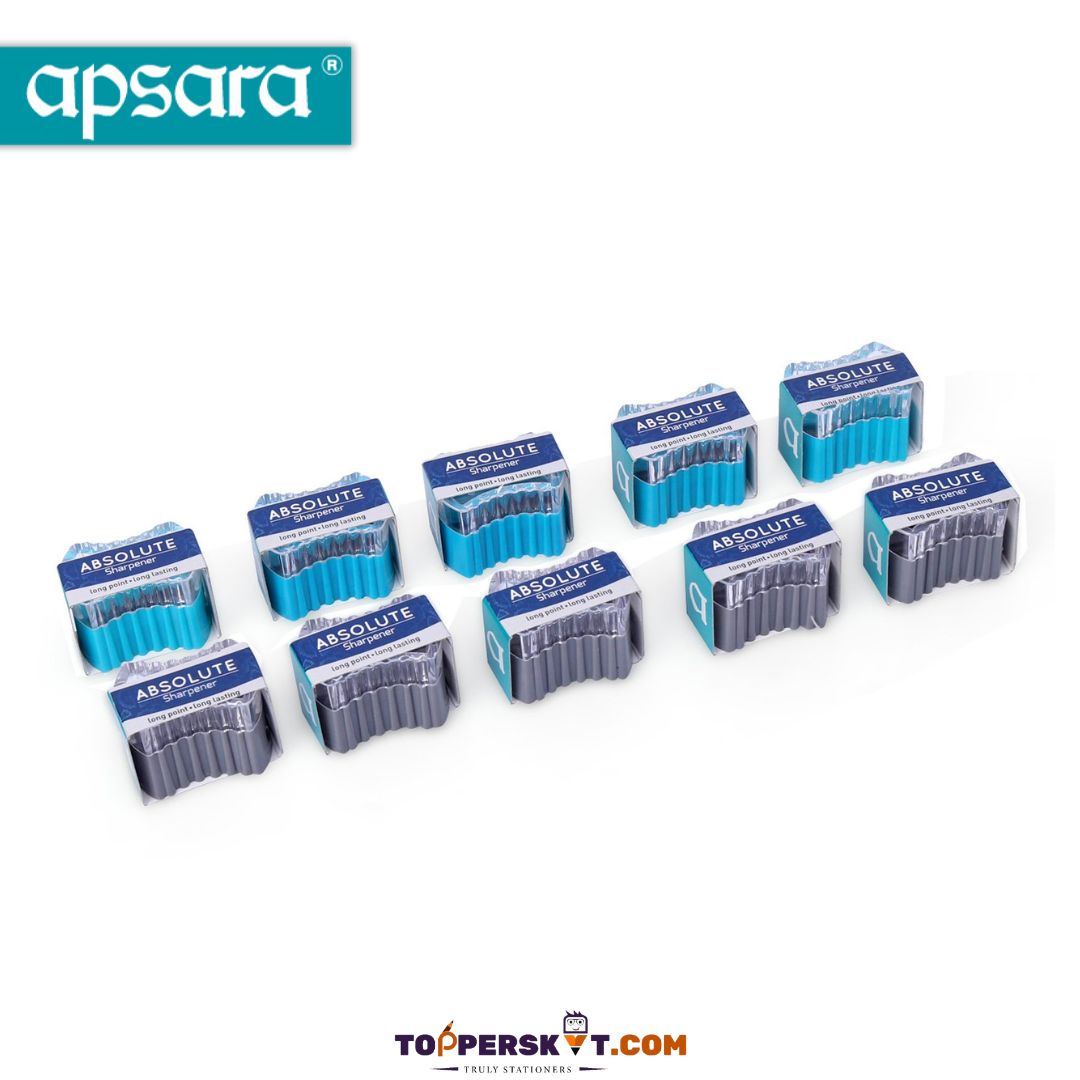 Apsara Absolute Sharpener: Effortless Precision Pencil Sharpening ( Set Of 5 ) - Topperskit LLP