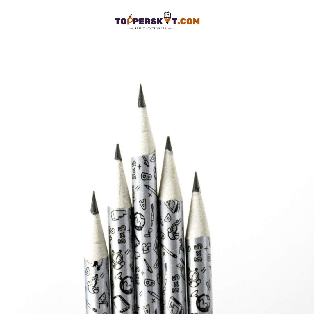 SKOODLE Extra Dark Pencil Combo: 60 Recycled Paper Pencils for Creative Excellence ( Pack Of 10 ) - Topperskit LLP