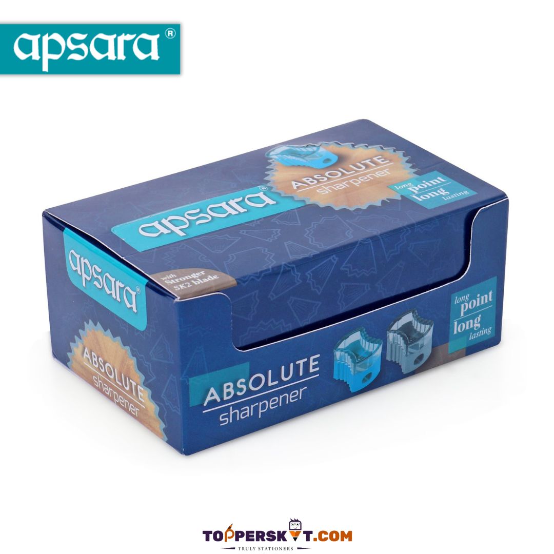 Apsara Absolute Sharpener: Effortless Precision Pencil Sharpening ( Set Of 5 ) - Topperskit LLP