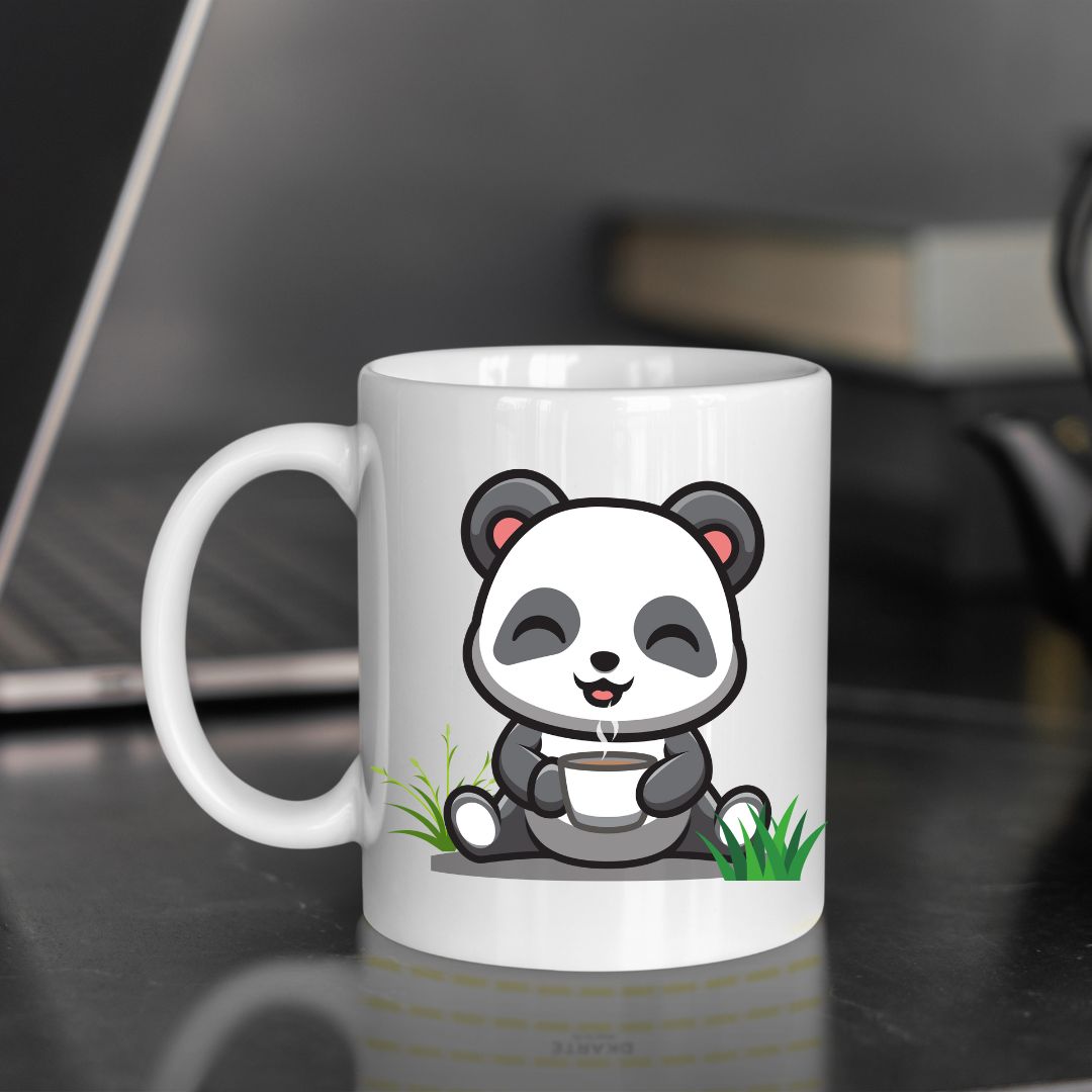 Stylish Coffee Mug with Printed Design (Pack of 1)