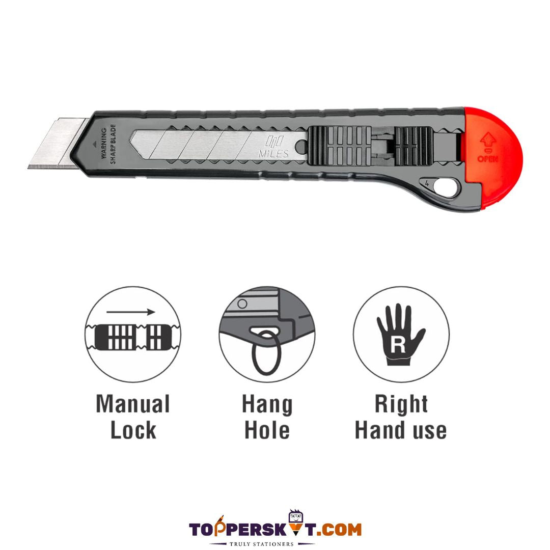 Miles Large Paper Cutter - Precision Cutting Made Easy ( Pack of 1 ) - Topperskit LLP