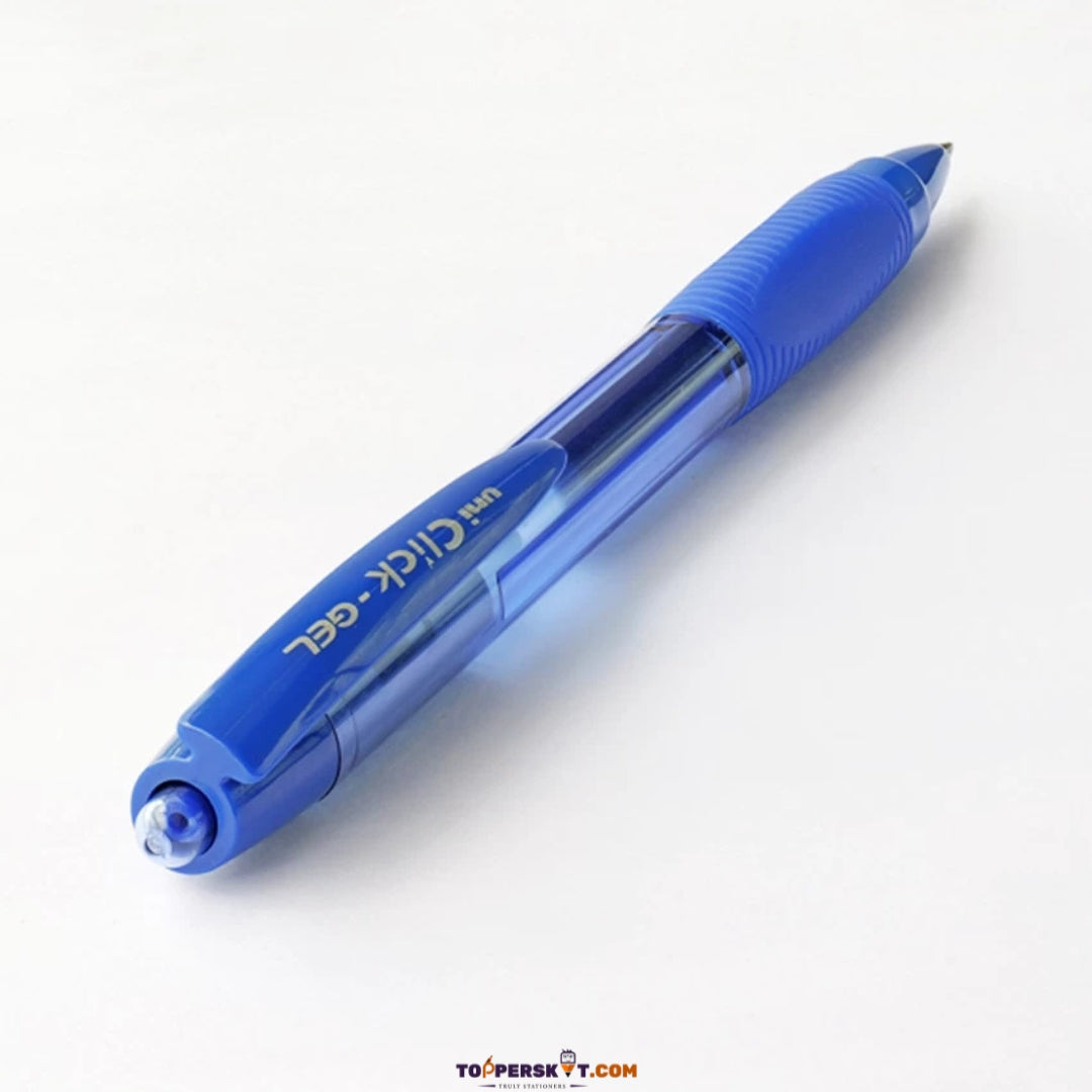 Uni-Ball Click Gel Pen Blue – Fine Point 0.7mm (Pack of 1)