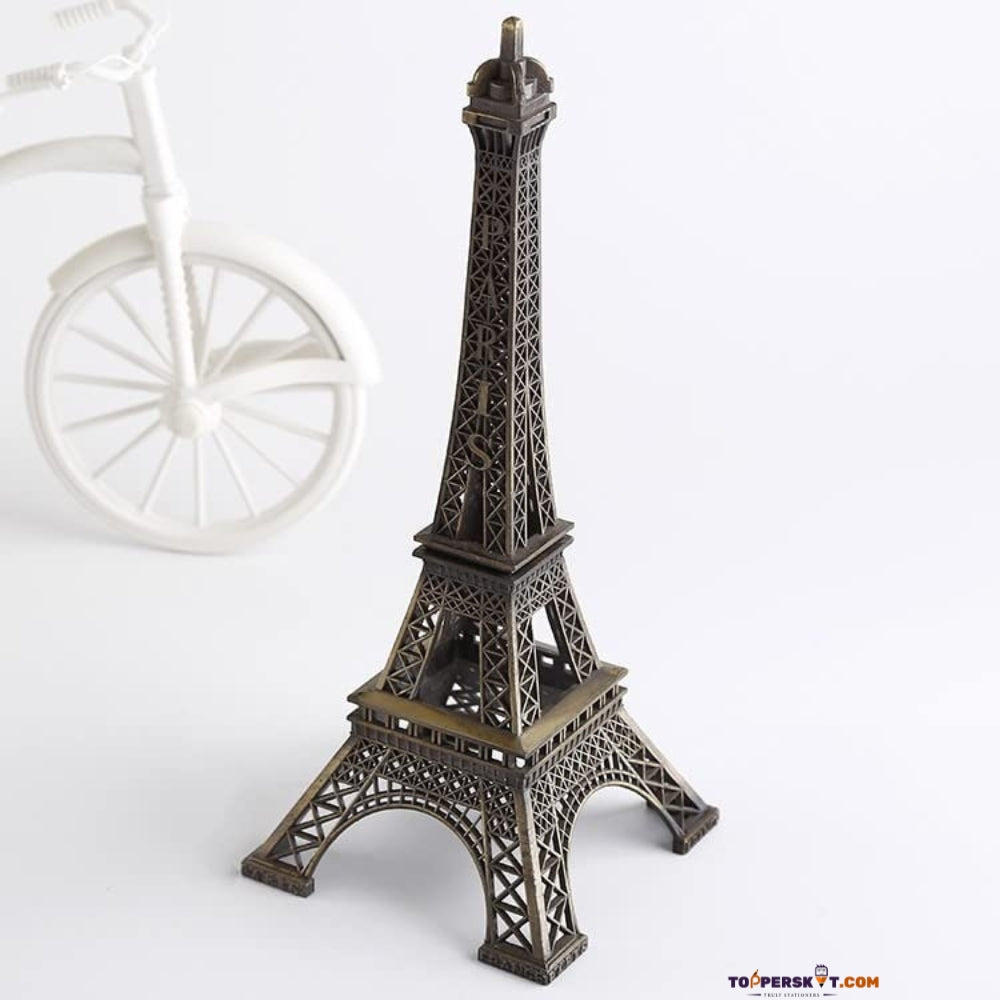 World Famous Metal Eiffel Tower Statue – Vintage Paris Showpiece (Pack of 1)
