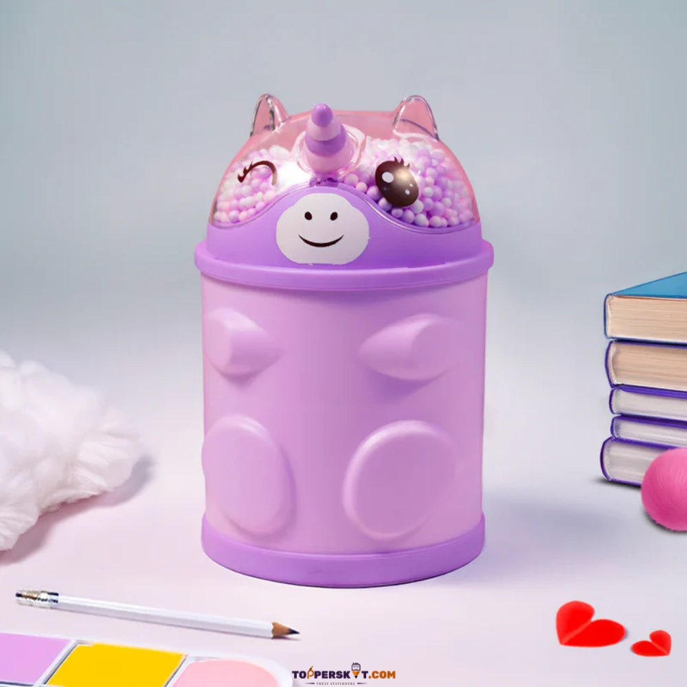 Unicorn Design Plastic Piggy Bank-Password Protected (Pack of 1)