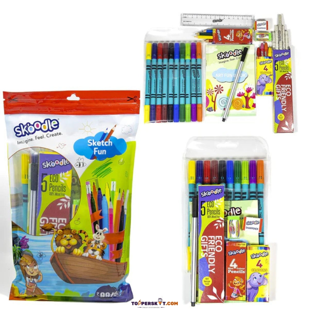 Skoodle Sketch Fun Art Essentials Kit (Pack of 1)