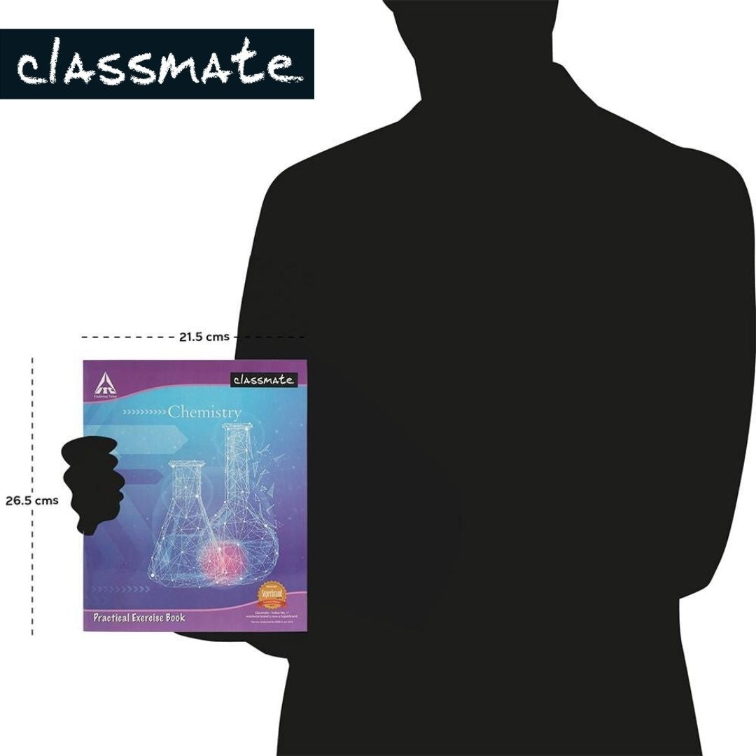 Classmate A4 Practical Notebook - Chemistry: Perfect Companion for Lab Experiments ( Pack of 1 ) - Topperskit LLP