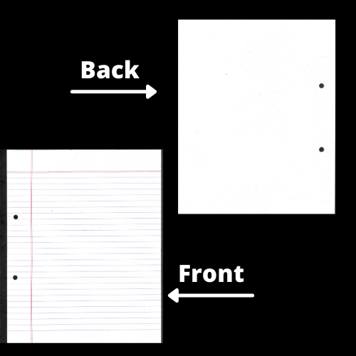 Premium One Sided Ruled Punch Papers: (Pack of 10) - Topperskit LLP