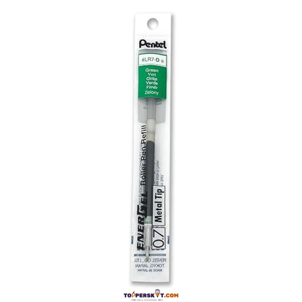 (5 Pcs. ) Pentel Energel 0.7 mm Gel Pen Refill – Green