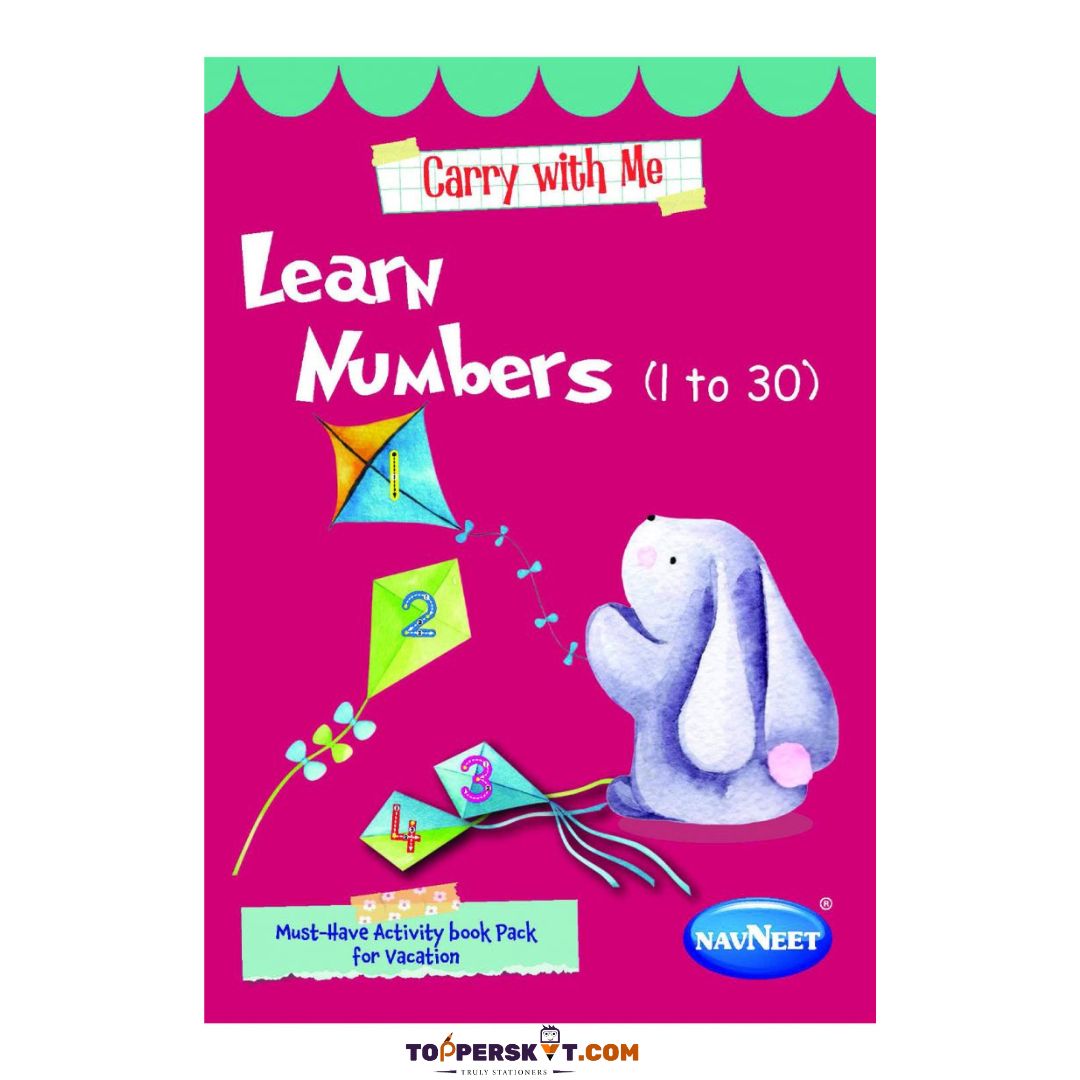 Navneet Carry With Me Series: Capital Letters, Small Letters, Spell & Write Numbers 1 to 30 & More (Pack of 1)