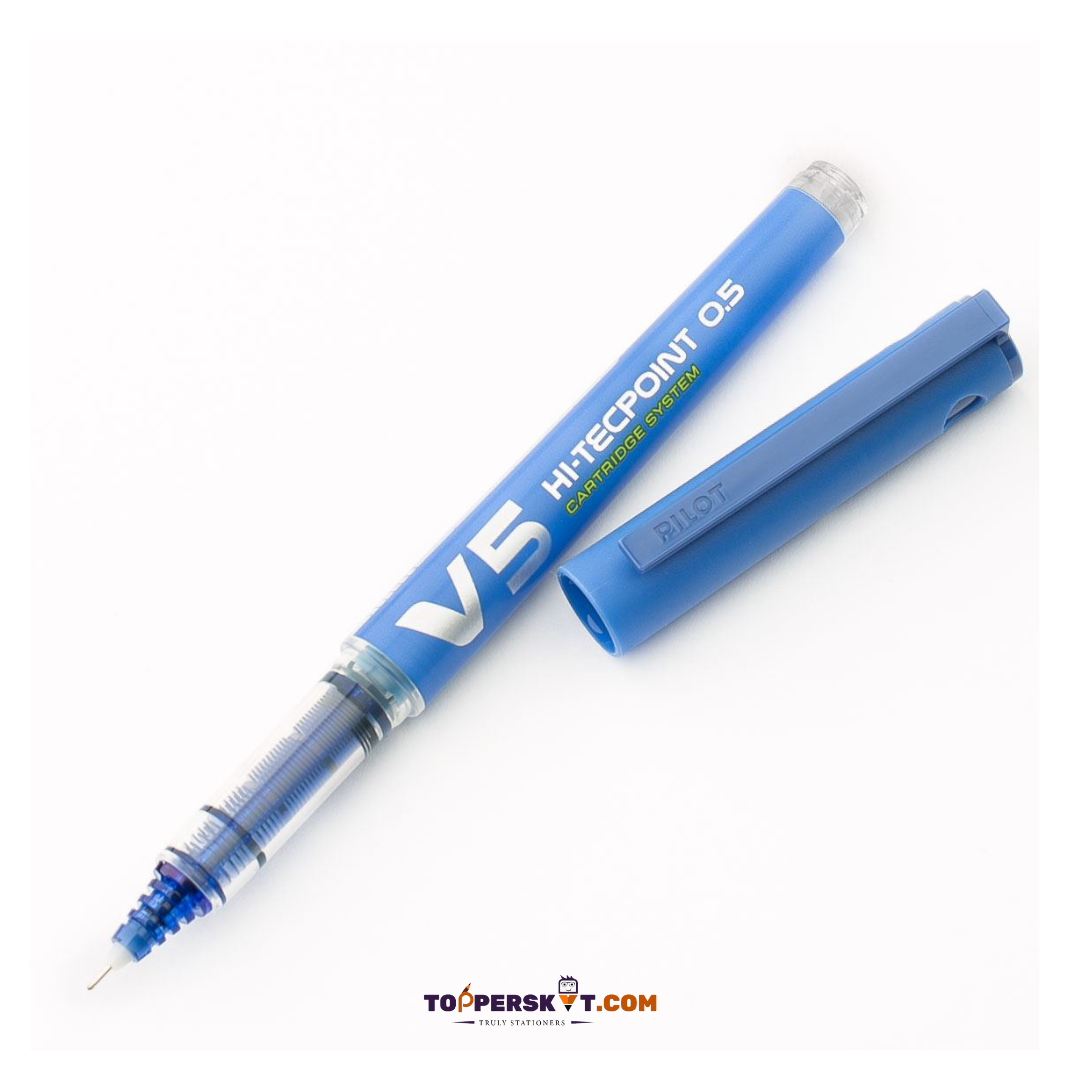 Pilot Hi-Tecpoint V5 Cartridge System Pure Liquid Ink - Blue (Pack Of 1)