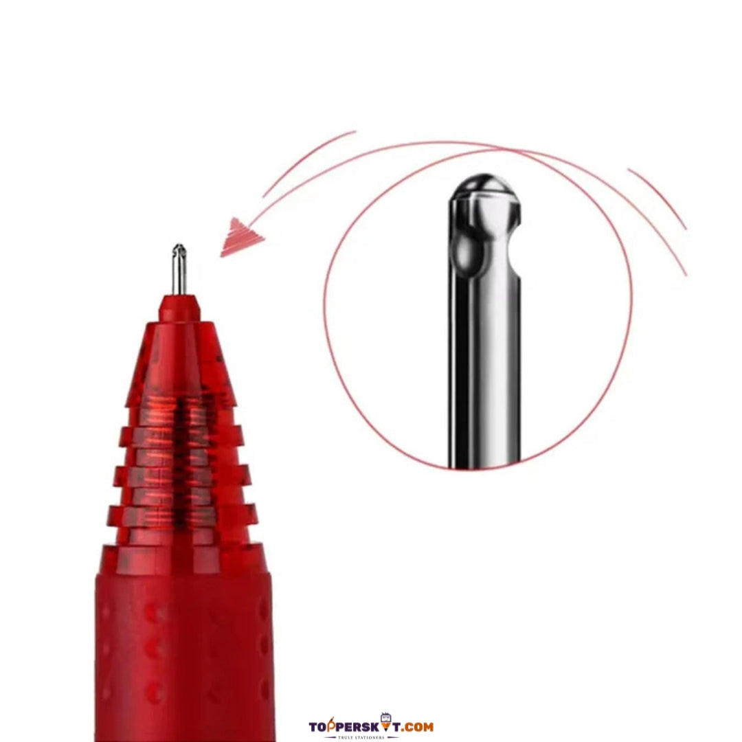 Pilot Hi-Tecpoint V5 RT Roller Ball Pen Red-0.5mm Extra Fine Tip (Pack of 1)