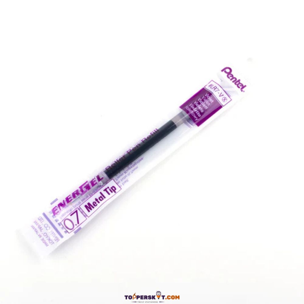 (5 Pcs. ) Pentel Energel 0.7 mm Gel Pen Refill – Violet