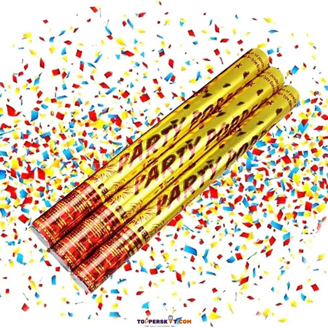 ( 5 Pcs. ) Large Party Popper – No Firework, Safe & Fun Celebration Accessory