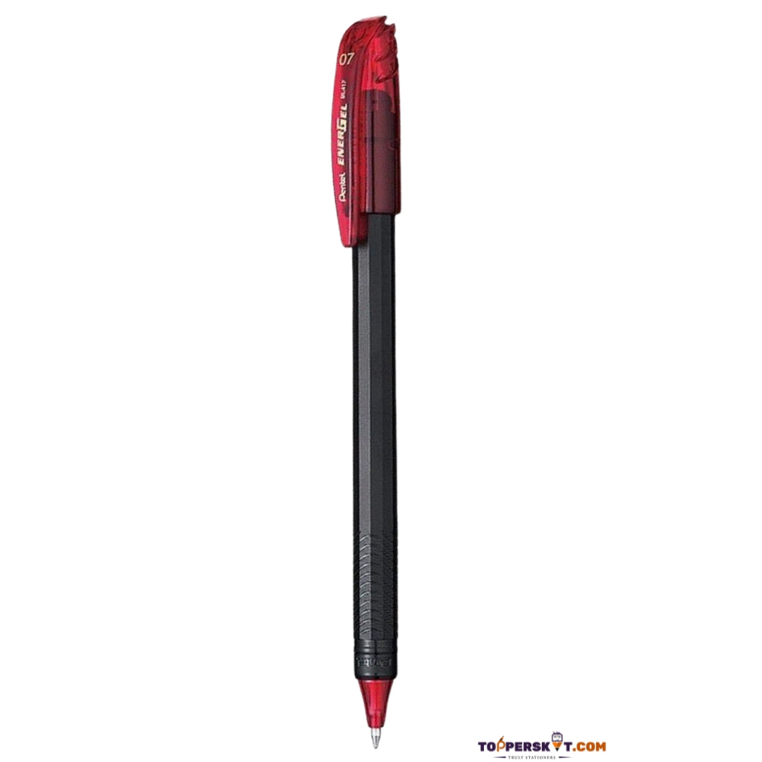 Pentel Ener Gel BK417 0.7 mm Gel Pen – Red (Pack of 1)