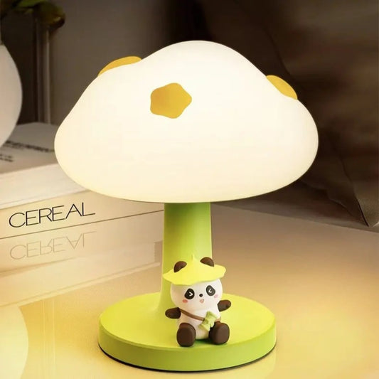 Cloud Popo Panda Bedside Table Lamp – Touch Control, Soft Lighting Lamp (Pack of 1)