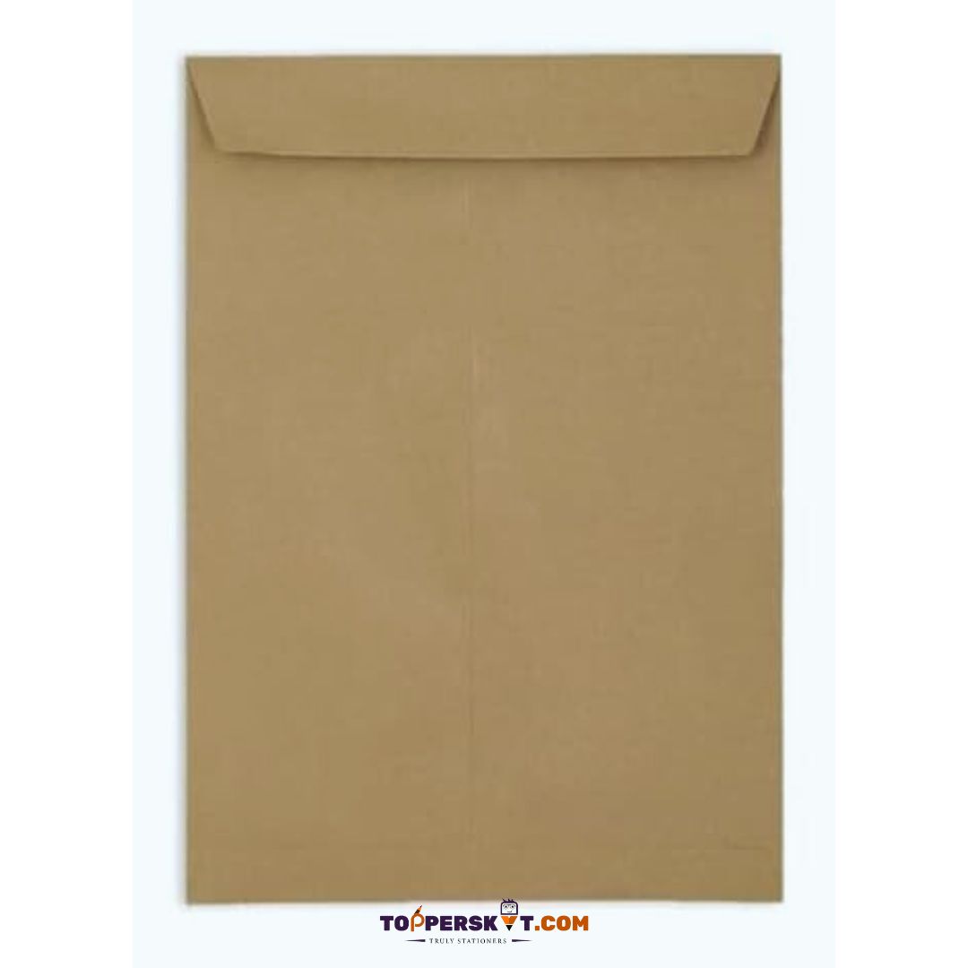 (5 Pcs.)A4 Size Brown Cloth Envelope – Durable and Stylish Document Holder