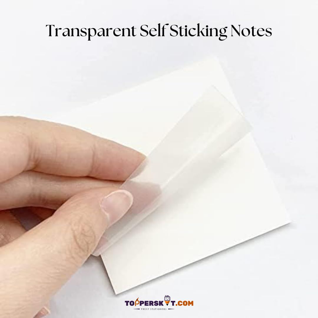 Transparent Sticky Notes (Pack of 50 sheets)