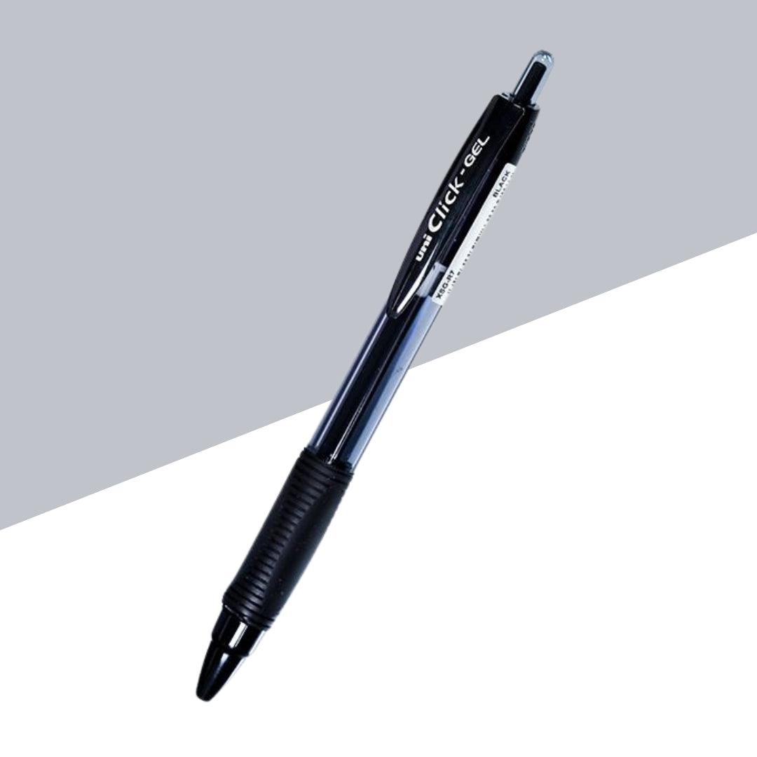 Uni-Ball Click Gel Pen Black – Fine Point 0.7mm (Pack of 1)