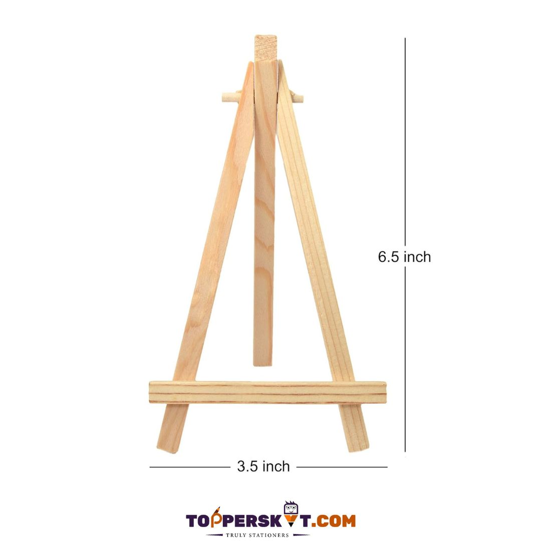 Mini Wooden Canvas Stand: Display Your Art in Style ( Pack of 1 ) - Topperskit LLP