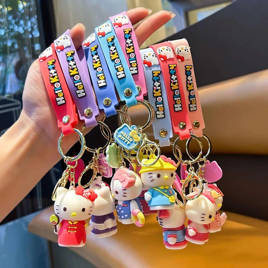 Whimsical 3D Rubber Silicon Cartoon Keyrings ( Pack of 1 ) - Topperskit LLP