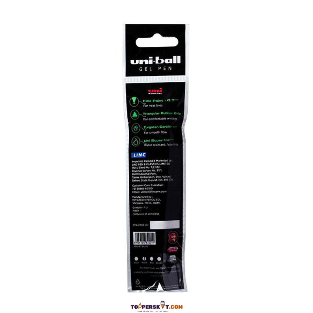 Uni-Ball Click Gel Pen Black – Fine Point 0.7mm (Pack of 1)