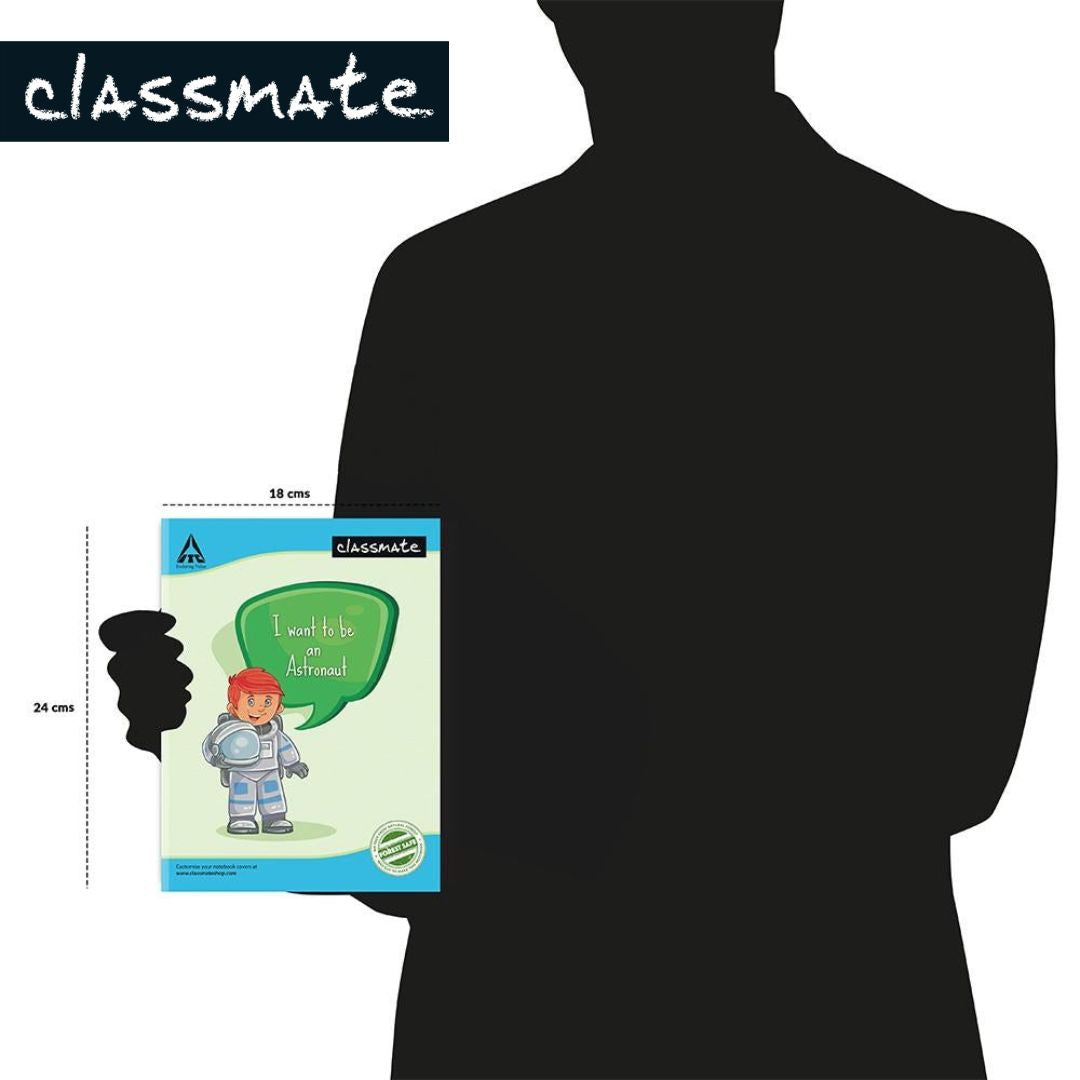 Classmate 3 in 1 Notebook - 172 pages (Pack Of 1)