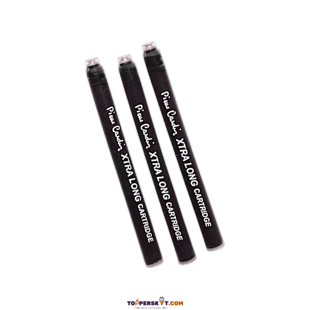 Pierre Cardin Xtra Long Ink Cartridge – Black (Pack of 3)