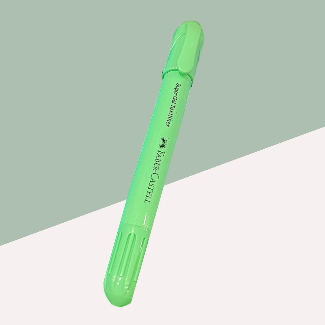 Faber-Castell Textliner Super Gel Crayon Pastel Turquoise Pack of