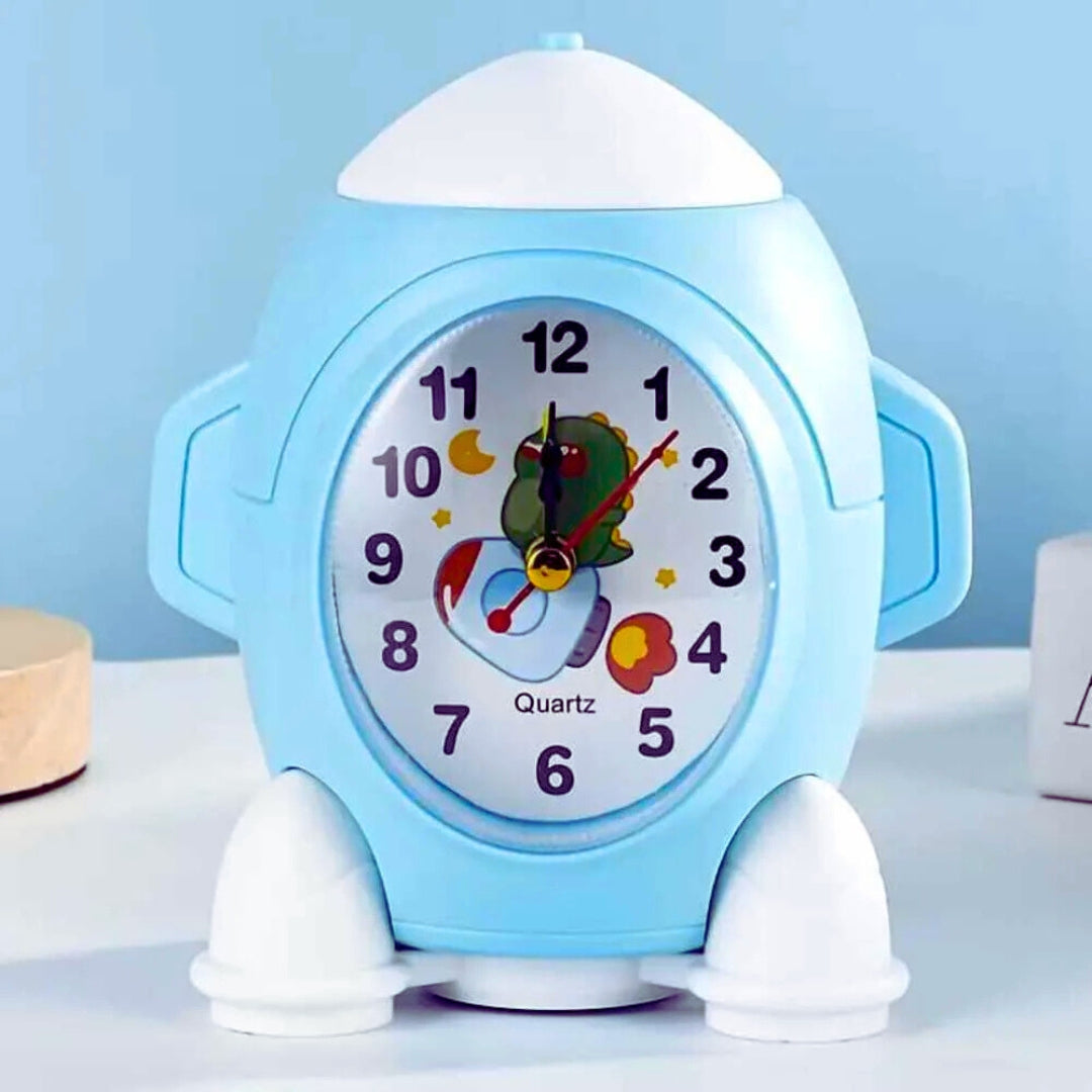Rocket Alarm Clock-Unique Rocket-Shaped Table Clock with Alarm (Pack of 1)