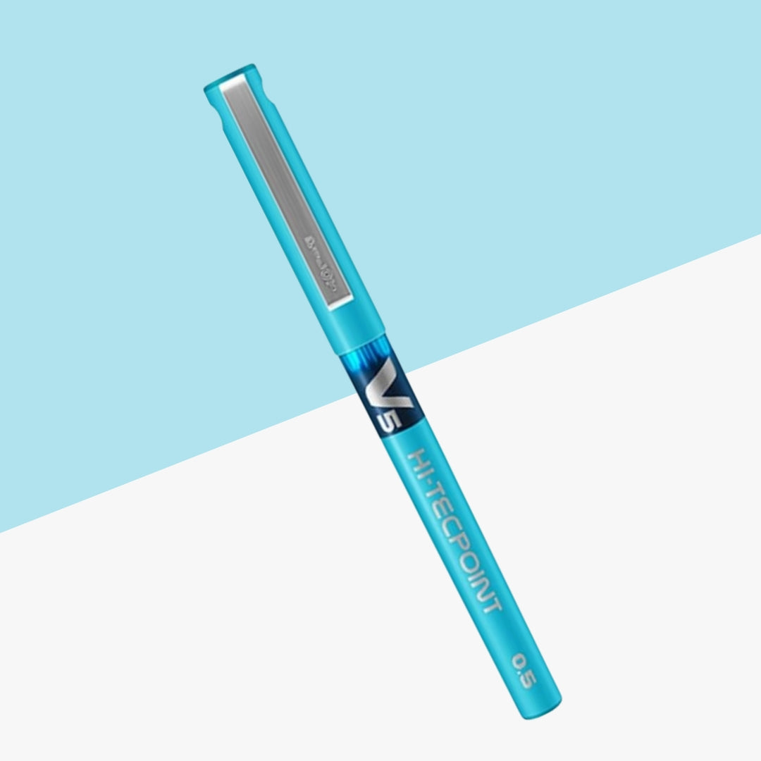 Pilot V5 Hitech Point Gel Pen – Light Blue ( Pack of 1 )
