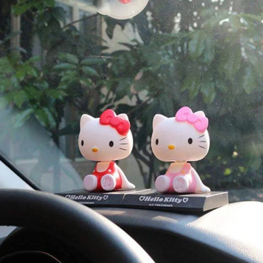 Cartoon Hello Kitty Bobble Head – Fun Car Dashboard & Desk Décor (Pack of 1)
