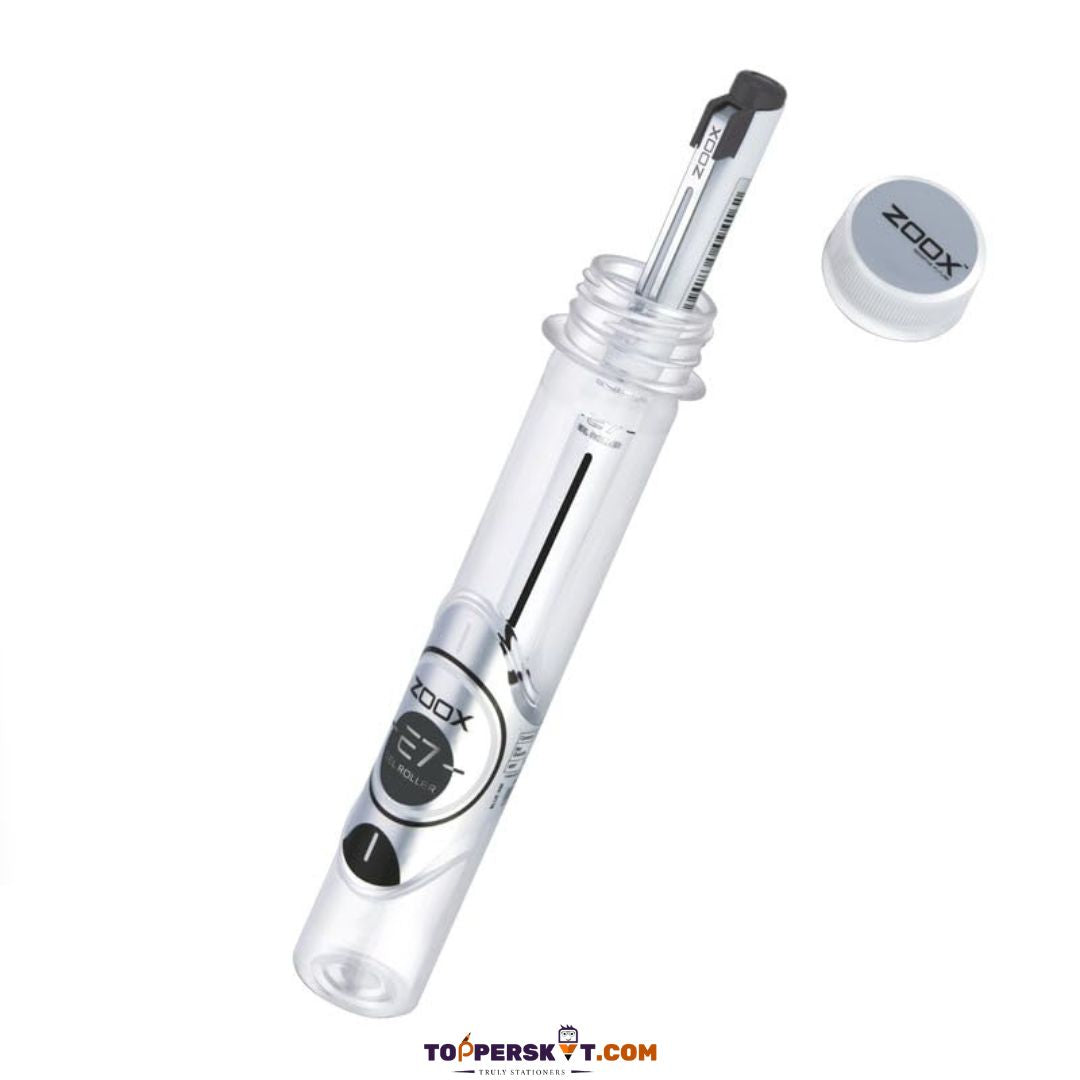 Zoox E7 Roller Gel Pen - Black (Pack of 1)