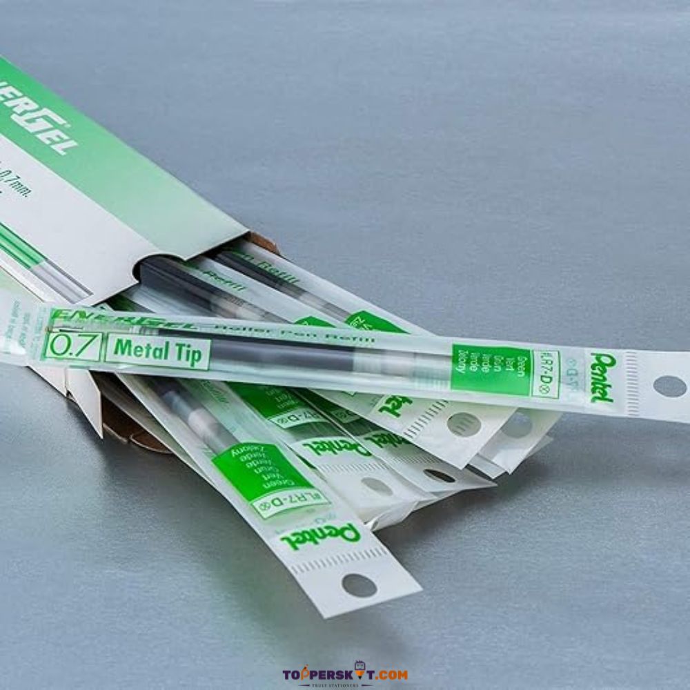 (5 Pcs. ) Pentel Energel 0.7 mm Gel Pen Refill – Green