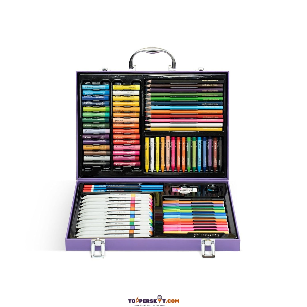 Camel Art Studio Premium Art Kit – 80+ Colors with Scented Sticker (Pack of 1)