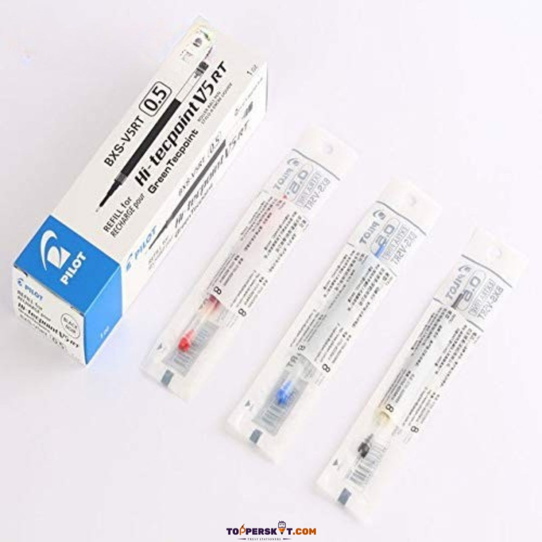 Pilot Hi-Tecpoint V5RT 0.5mm Roller Ball Pen Refill – Black Ink (Pack of 1)