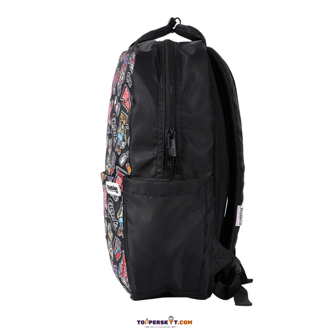 Kaban Stickerbomb Backpack – 22L Water-Resistant Laptop Bag (Pack of 1)