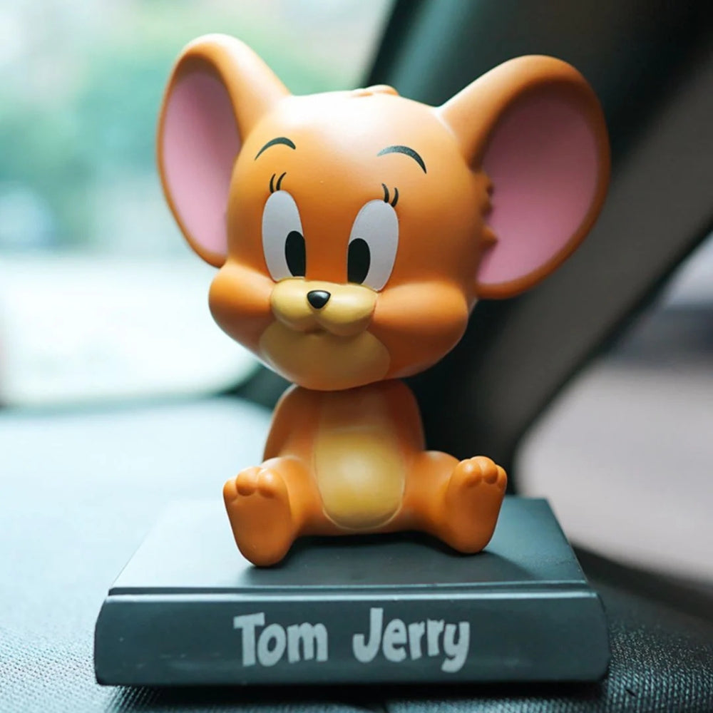 Cartoon Tom and Jerry Bobble Head – Fun Car Dashboard & Desk Décor (Pack of 1)