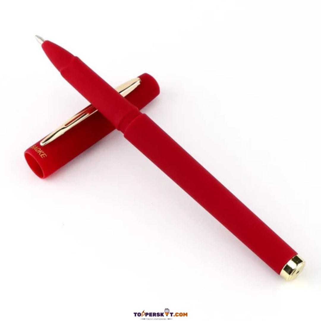 Baoke Red 1.0mm Gel Pen with Antibacterial Protection (Pack of 1)