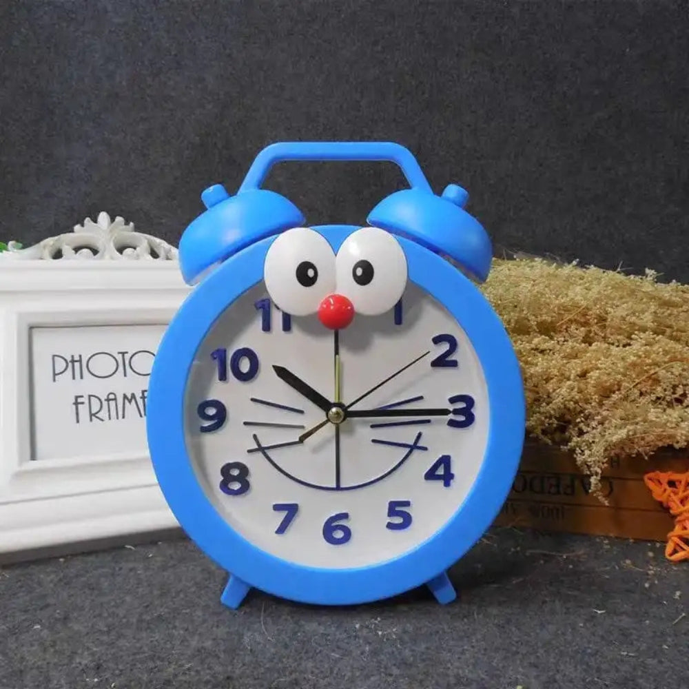 Doraemon Cartoon Clock – Cute & Functional Kids' Table Clock (Pack of 1)