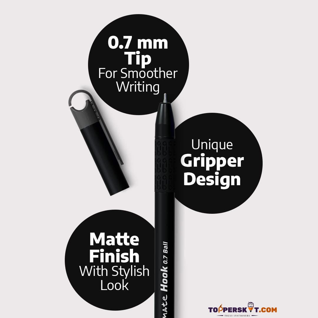 Classmate Hook 0.7 Ball Pen-Black (Pack of 1)