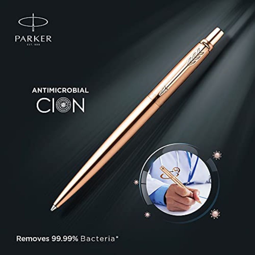 Parker Jotter Antimicrobial Cion Refillable Ball Pen - Blue (Pack of 1)