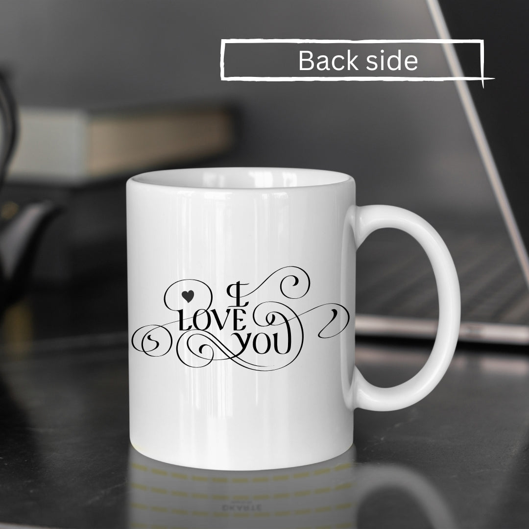 Stylish Coffee Mug with Printed Design (Pack of 1)