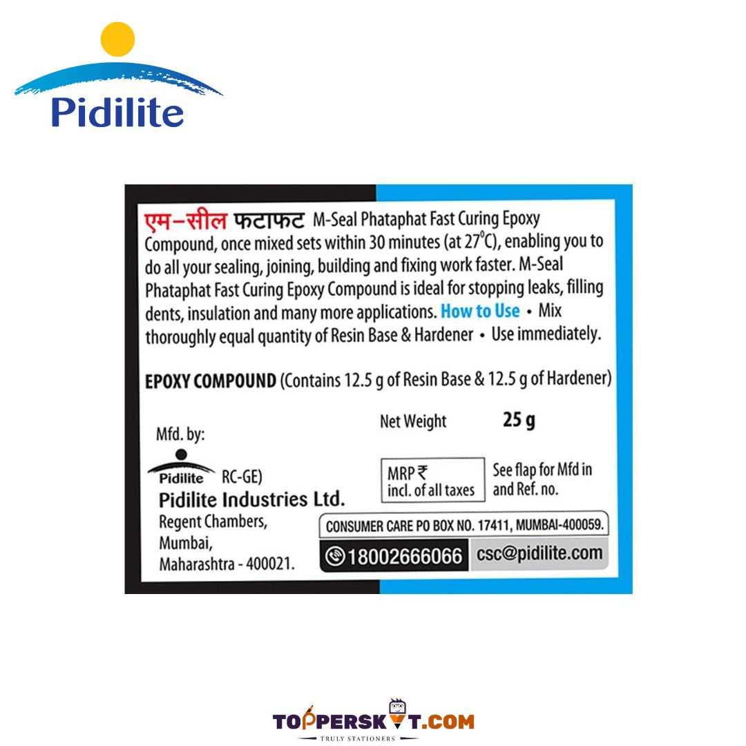 Pidilite M-Seal Compound – 25 Gm: Versatile Multi-Purpose Sealant for Plumbing, DIY, and Repairs ( Pack of 1 ) - Topperskit LLP