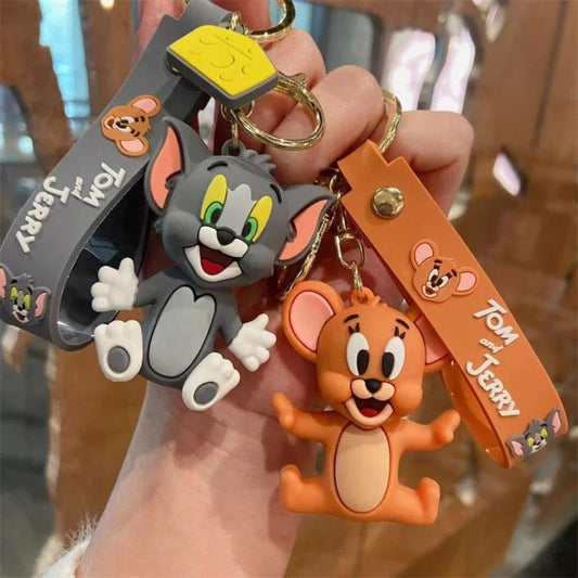Whimsical 3D Rubber Silicon Cartoon Keyrings ( Pack of 1 ) - Topperskit LLP
