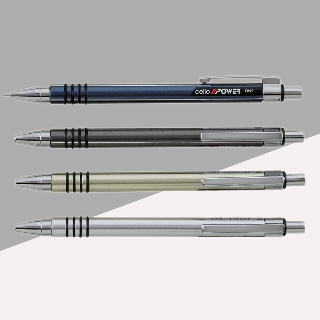 Cello Power Fine Ball Pen – Black : Unleash the Boldness ( Pack of 1 ) - Topperskit LLP