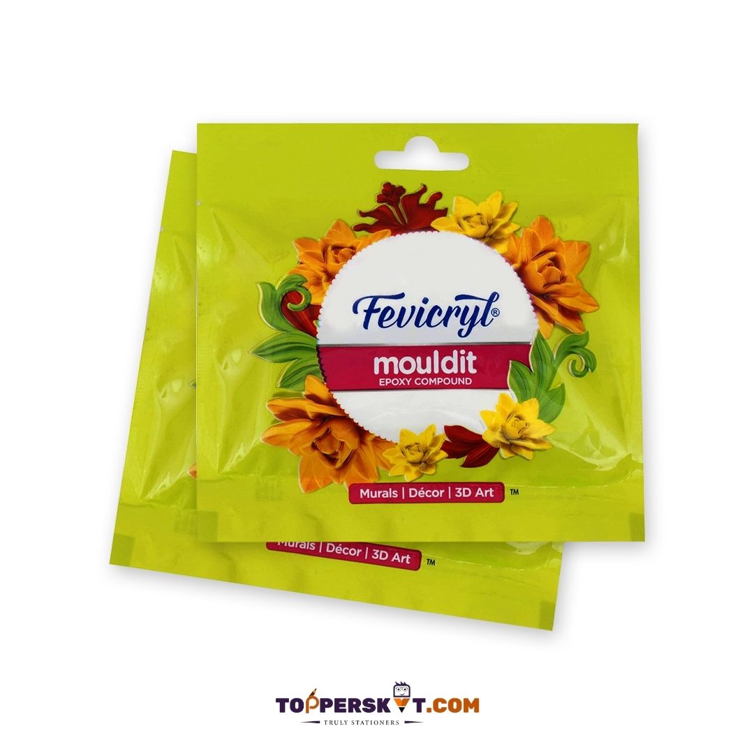 Fevicryl Mouldit: Epoxy Compound for Versatile 3D Art Creations - Soft, Non-Sticky, and Ideal Dry Time ( Pack of 1 ) - Topperskit LLP