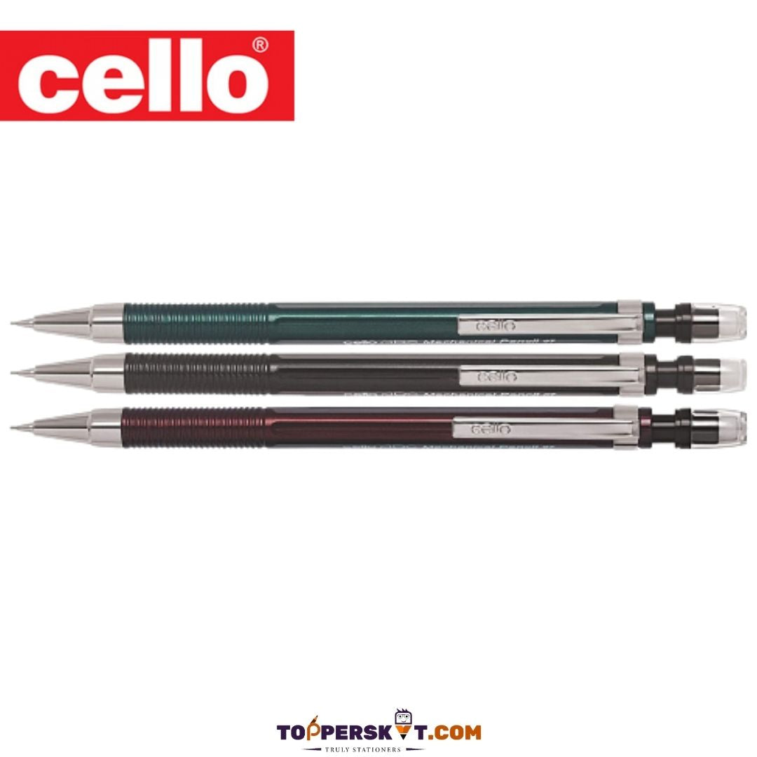 Cello Arc Mechanical Pencils - 0.5mm: Elegance and Precision in Writing ( Pack of 10 ) - Topperskit LLP