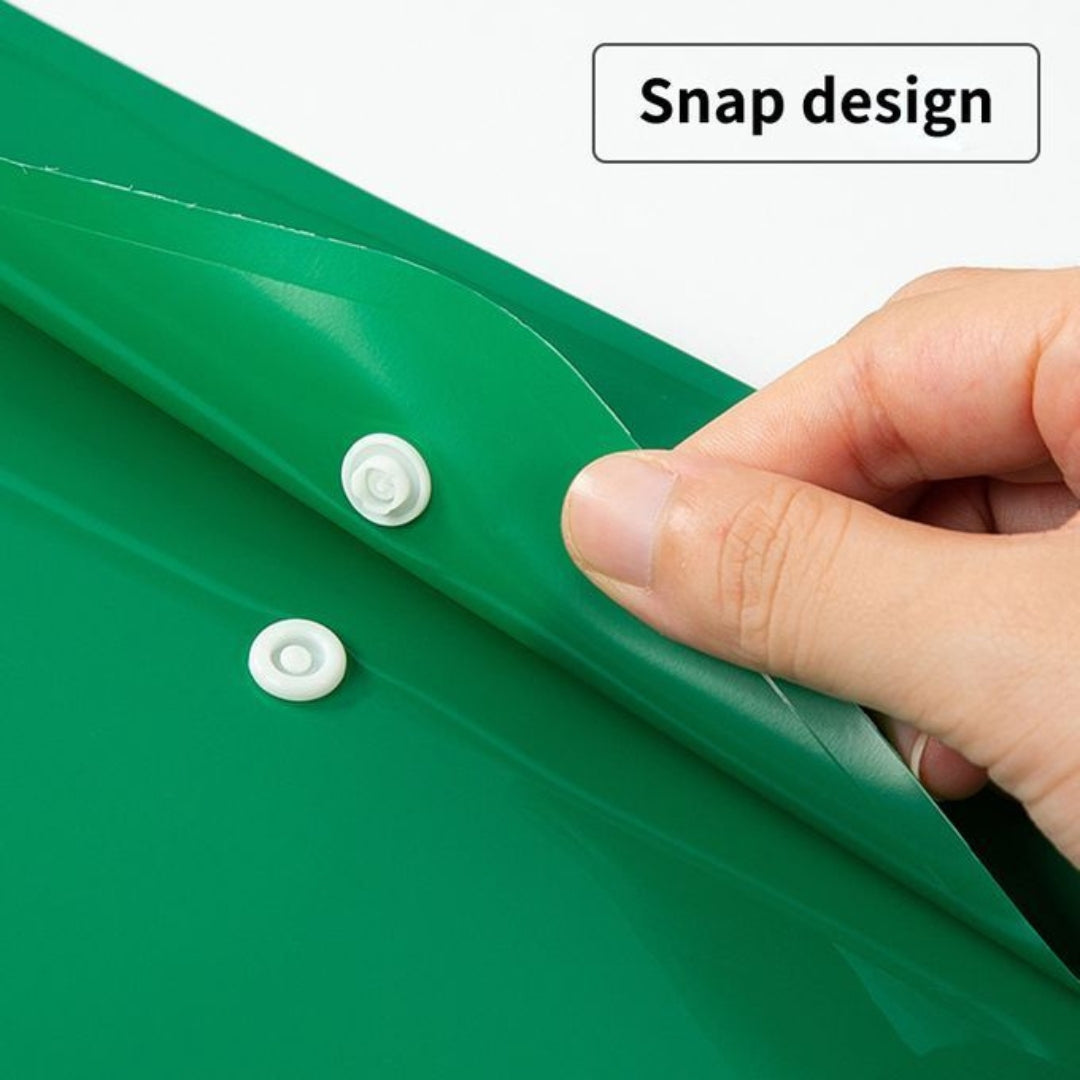 (5 Pcs.) A5 Size Button File Folder – Secure & Compact Document Holder