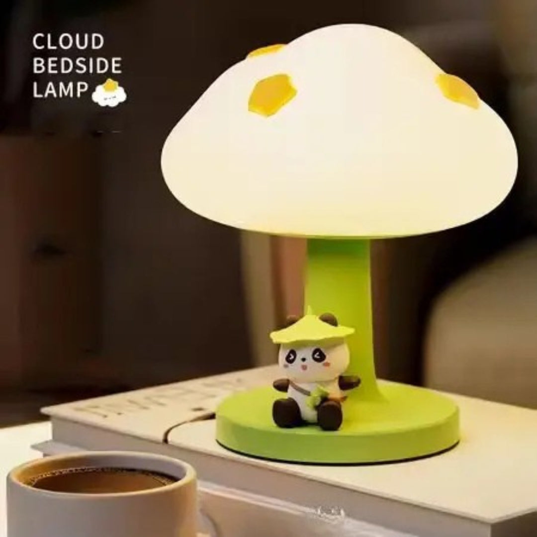 Cloud Popo Panda Bedside Table Lamp – Touch Control, Soft Lighting Lamp (Pack of 1)